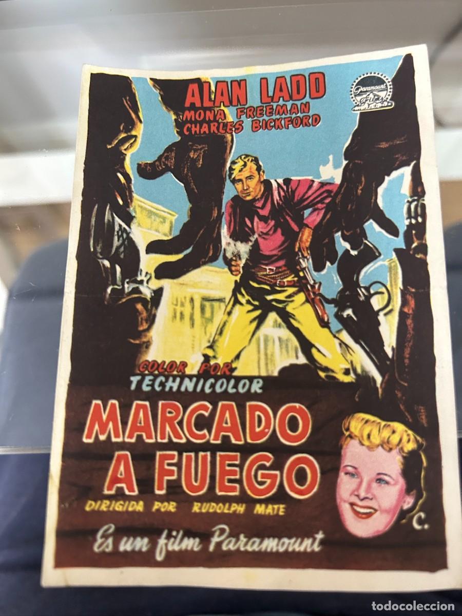 Cinema: &ordm;1014 MARCADO A FUEGO CINEMA PALACIO MONTILLA CORDOBA BUEN ESTADO