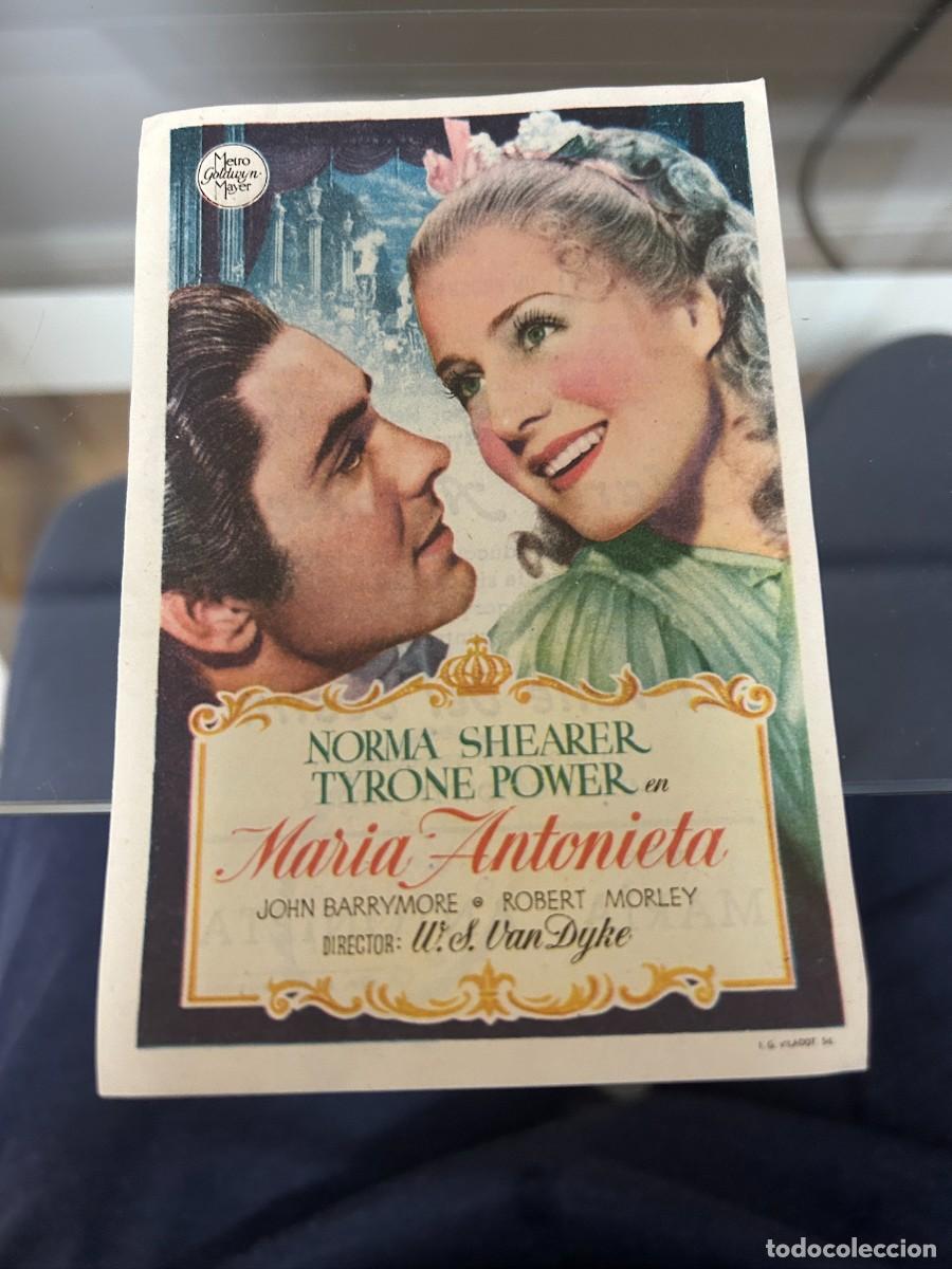 Cine: &ordm;1018 MARIA ANTONIETA CINE CALATRAVAS BURGOS CON PUBLICIDAD BUEN ESTADO