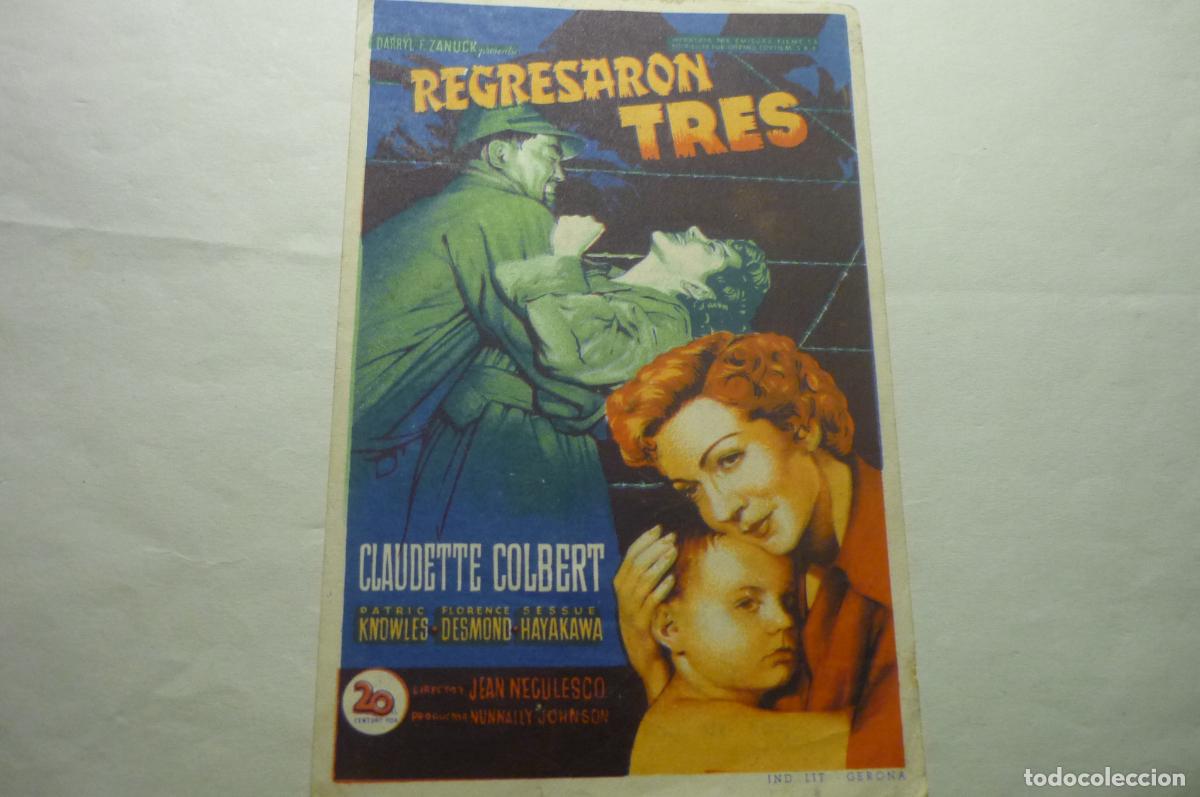Cine: programa regresaron tres claudette colbert publicidad - Foto 1