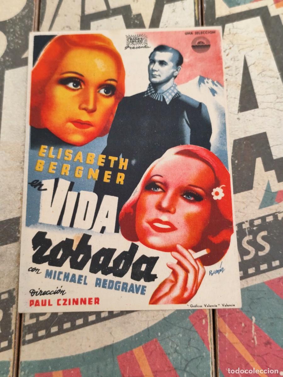  Foglietti di film di film antichi di cinema: Vida robada con publicidad Cinema La Rambla Tarrasa
