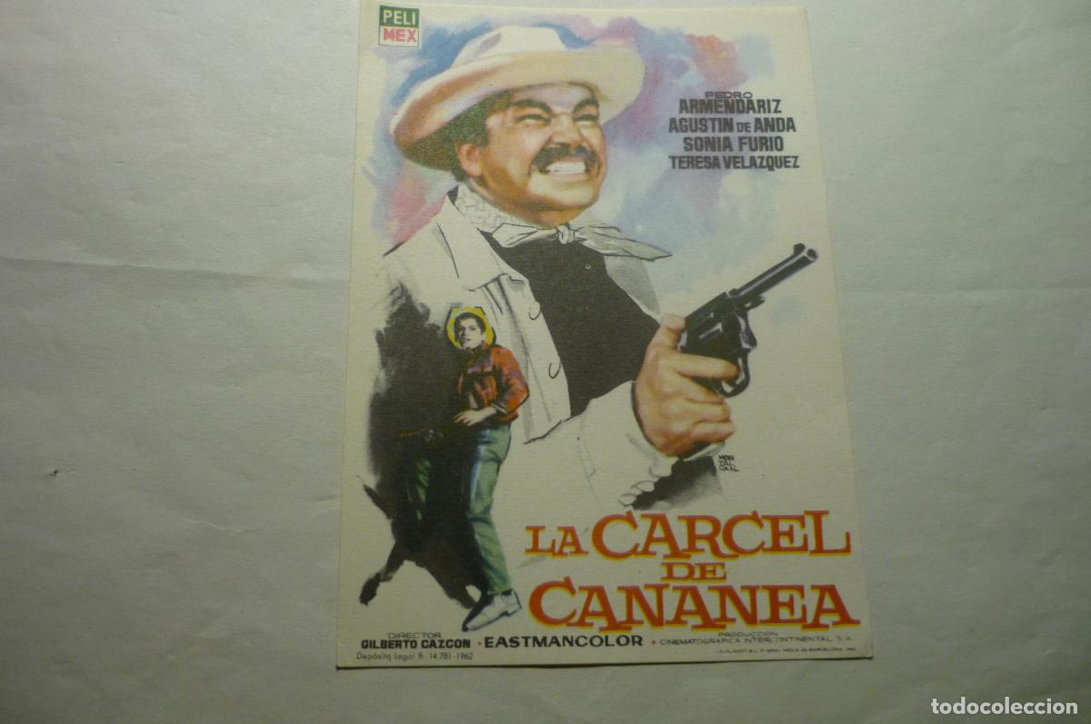  Foglietti di film di film antichi di cinema: programa la carcel de cananea,.pedro armendariz
