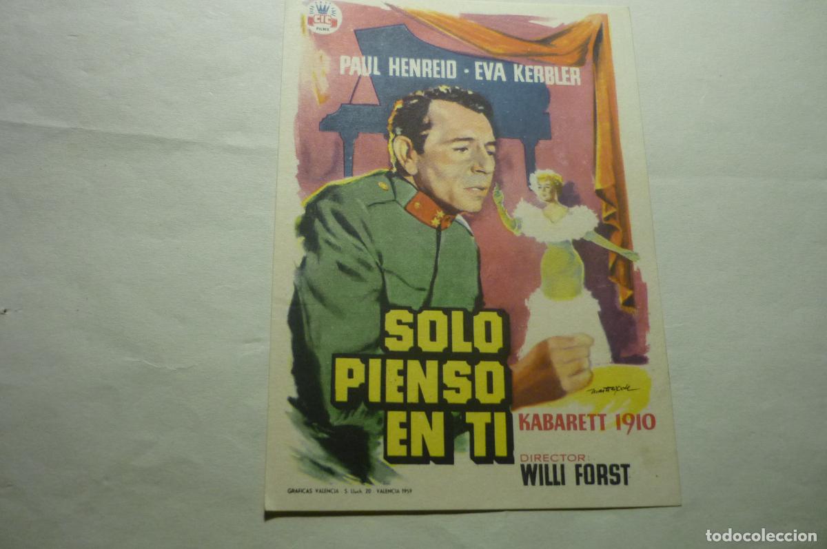 Cine: programa solo pienso en ti.-paul henreid