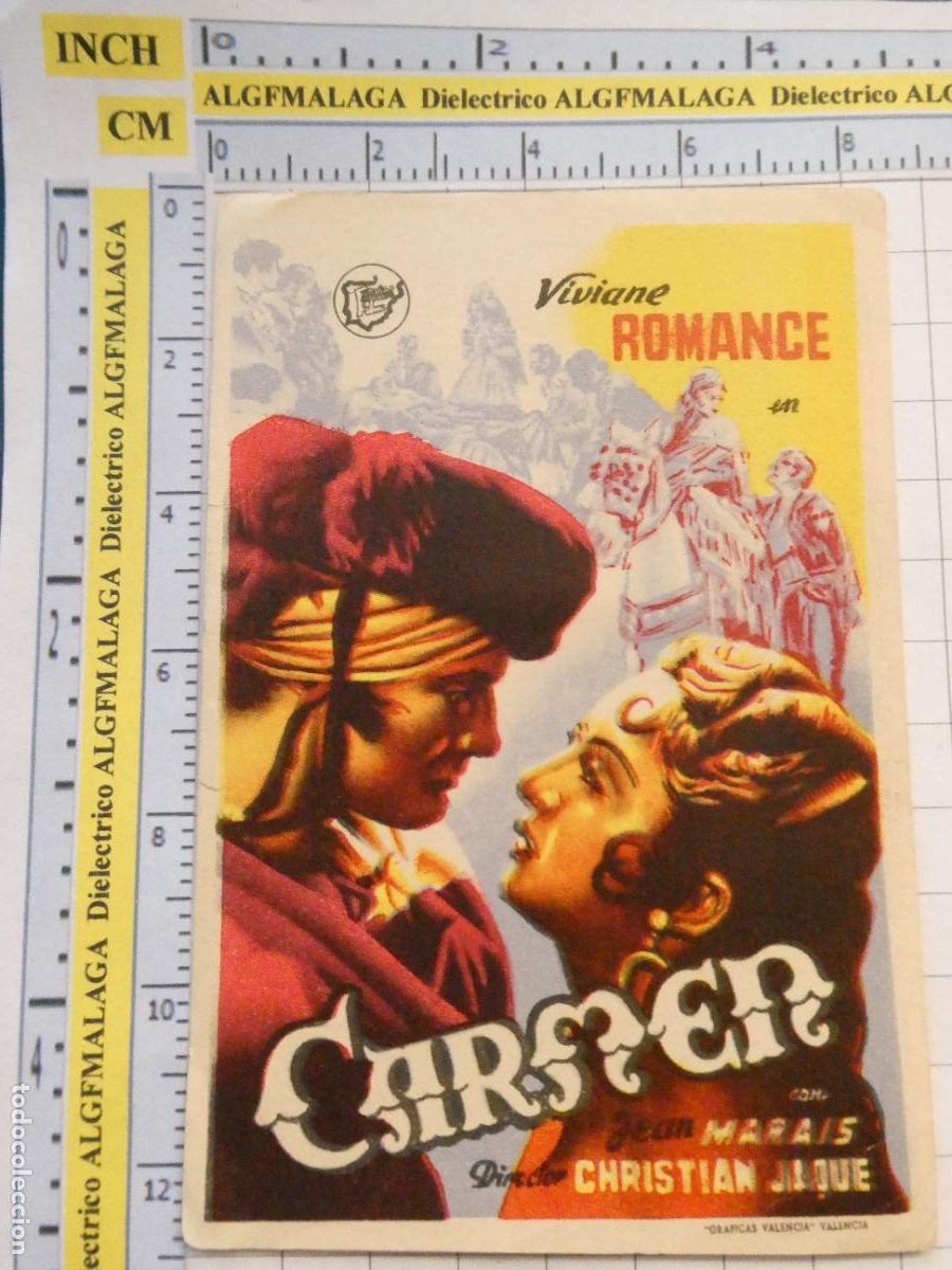 Cine: PROGRAMA DE MANO. CINE. PEL&Iacute;CULA. CARMEN. 507 - Foto 1