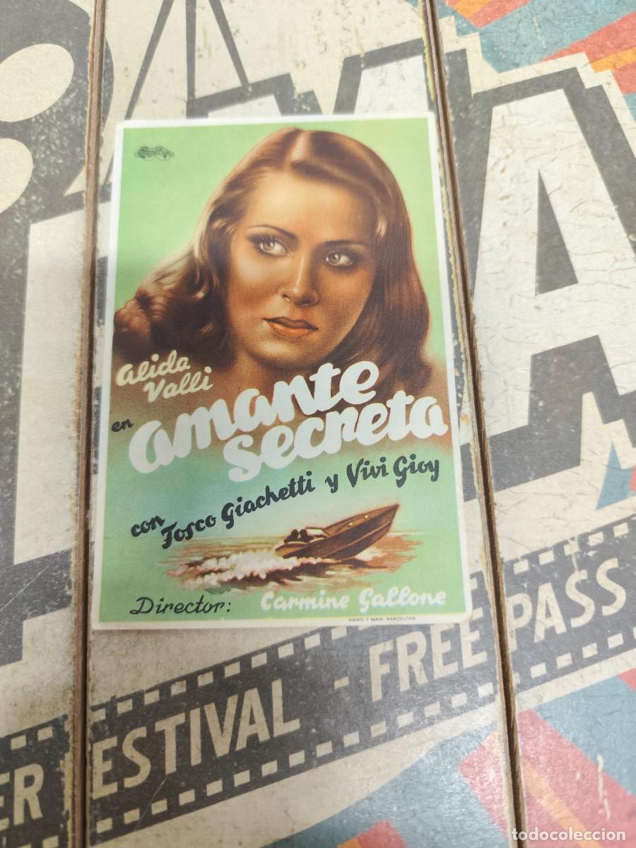  Foglietti di film di film antichi di cinema: Amante secreta sin publicidad