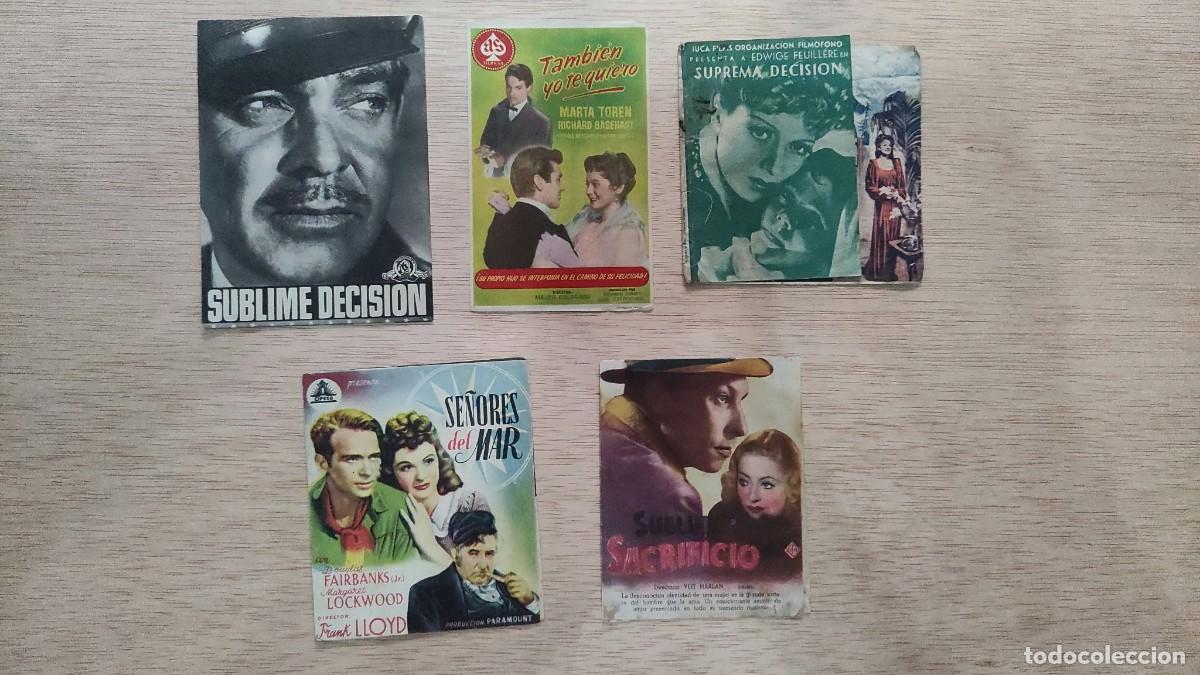Cine: LOTE DE 21 PROGRAMAS DE CINE - Foto 4