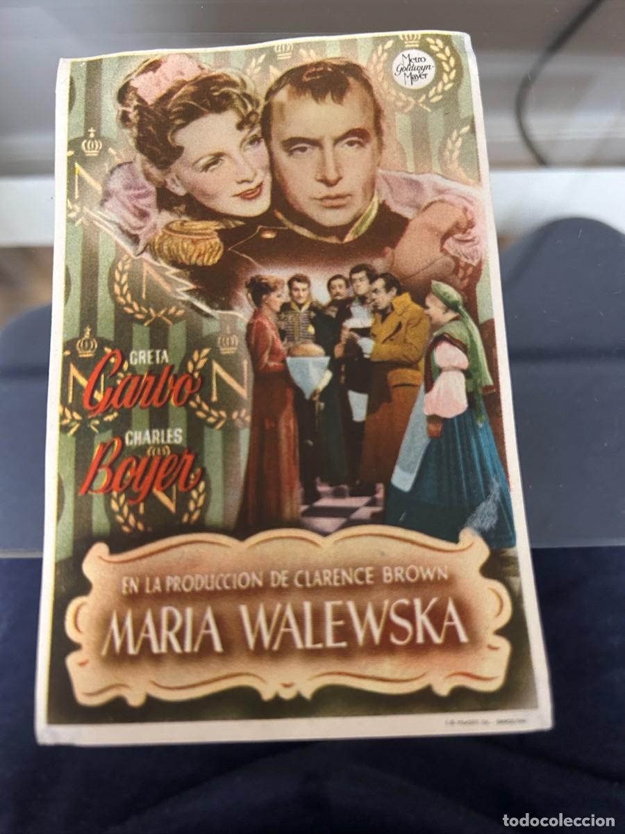 Cinema: &ordm;1027 MARIA WALEWSKA GRETA GARBO SIN PUBLICIDAD BUEN ESTADO