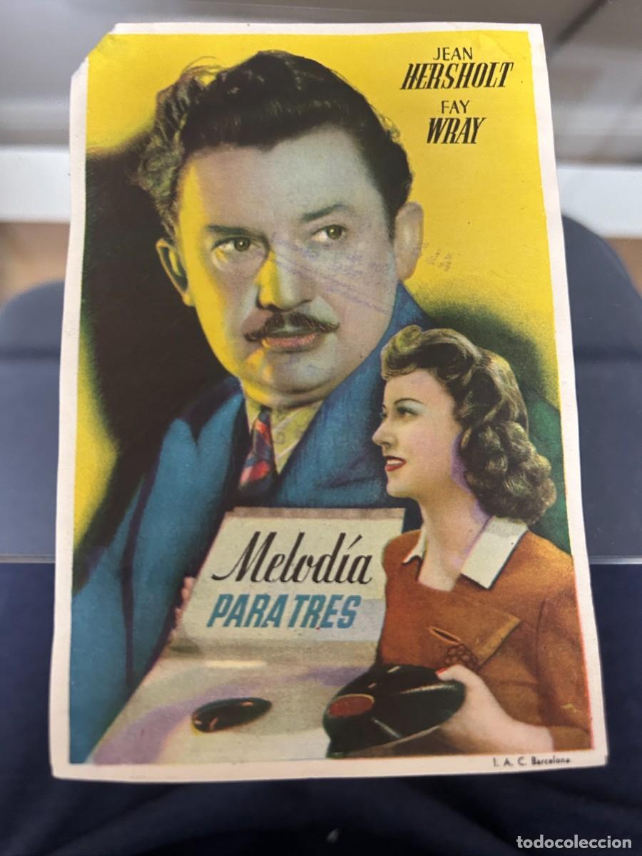 Cine: &ordm;1050 MELODIA PARA TRES SIN PUBLICIDAD COMO SE VE