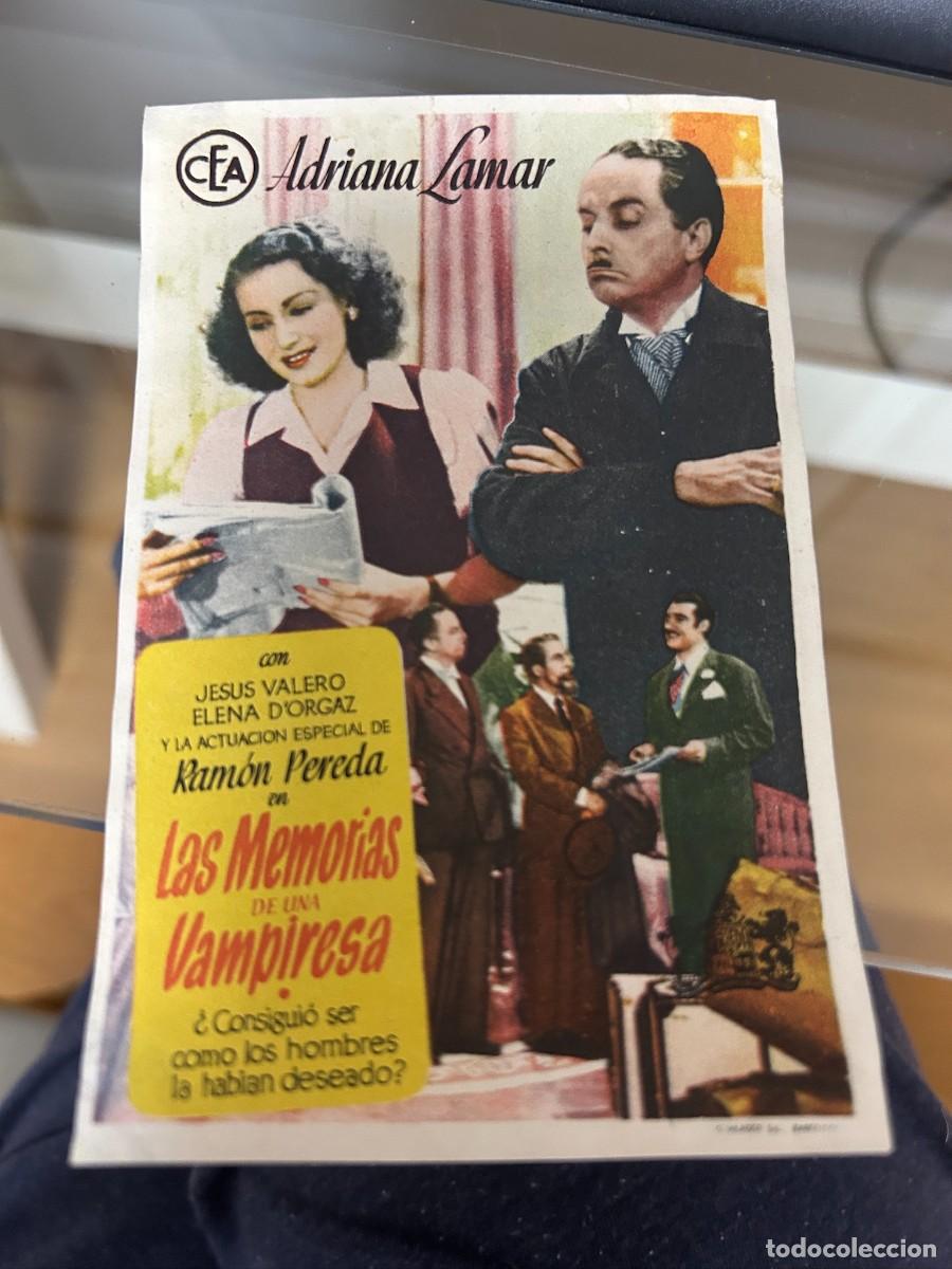 Cine: &ordm;1054 LAS MEMORIAS DE UNA VAMPIRESA SIN PUBLICIDAD BUEN ESTADO