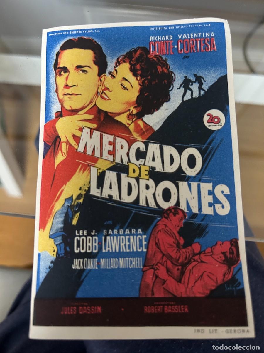 Cinema: &ordm;1058 MERCADO DE LADRONES CINE MONTERROSA REUS CON PUBLICIDAD BUEN ESTADO