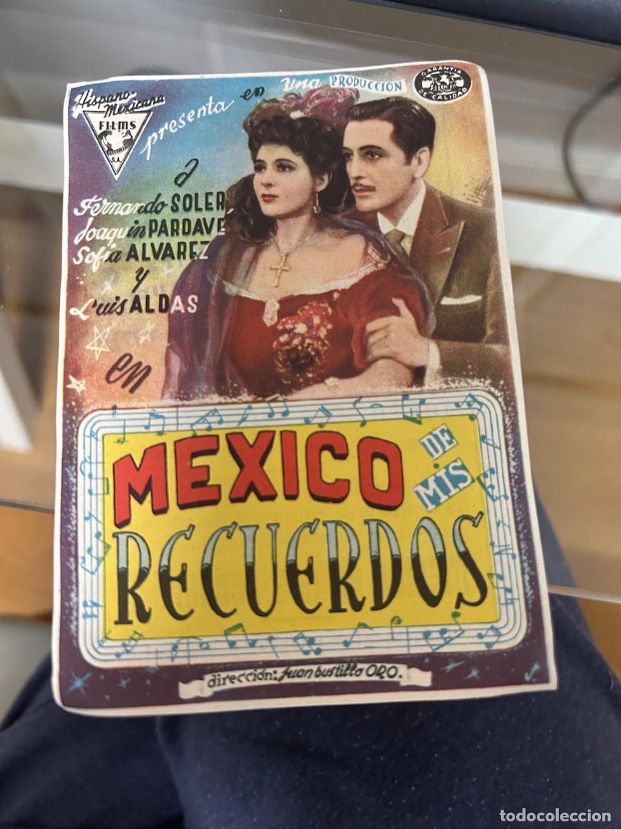  Foglietti di film di film antichi di cinema: &ordm;1064 MEXICO DE MIS RECUERDOS TEATRO BARTRINA REUS CON PUBLICIDAD BUEN ESTADO