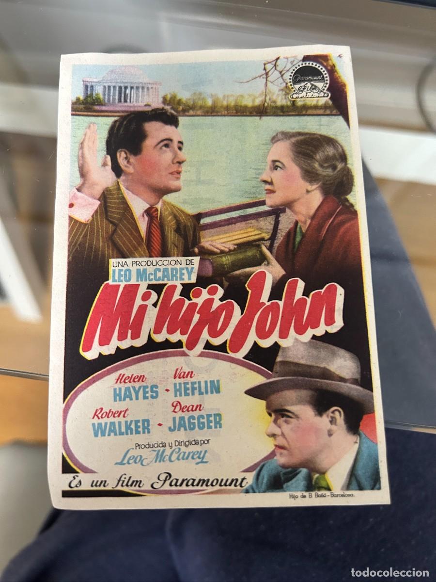 Cine: &ordm;1076 MI HIJO JOHN TEATRO CINE FRAGA VIGO CON PUBLICIDAD BUEN ESTADO