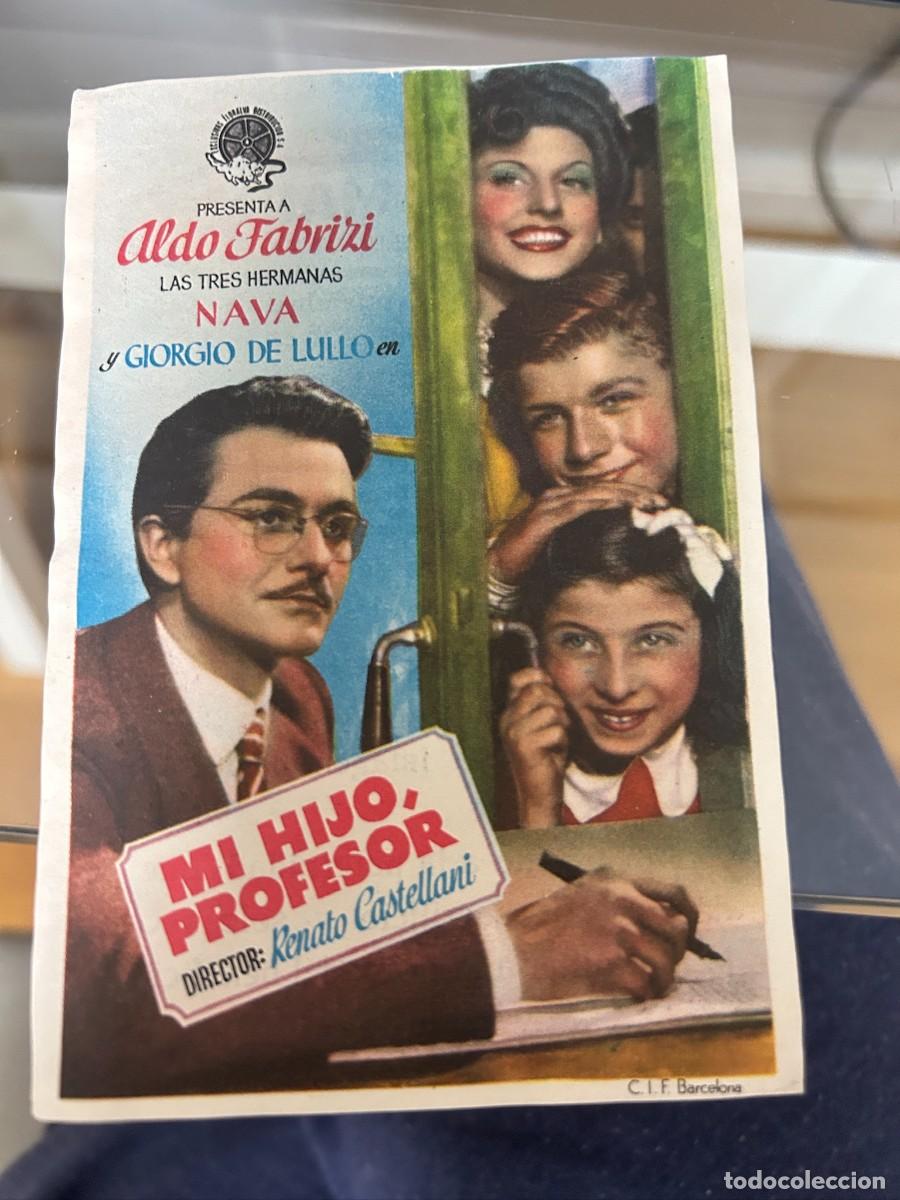 Cine: &ordm;1077 MI HIJO, PROFESOR CINE MARI LEON CON PUBLICIDAD BUEN ESTADO