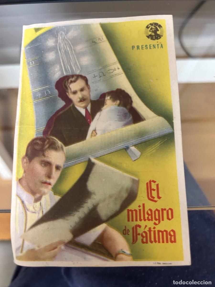 Cine: &ordm;1079 EL MILAGRO DE FATIMA CENTRO PARROQUIAL SAN JUAN BAUTISTA REUS CON PUBLICIDAD BUEN ESTADO