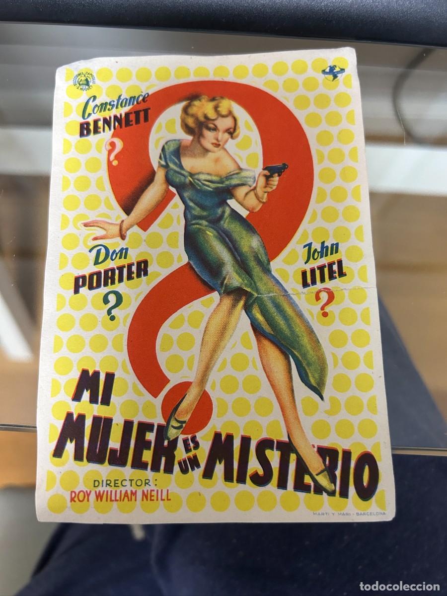 Cinema: &ordm;1089 MI MUJER ES UN MISTERIO SIN PUBLICIDAD CORRECTO COMO SE VE