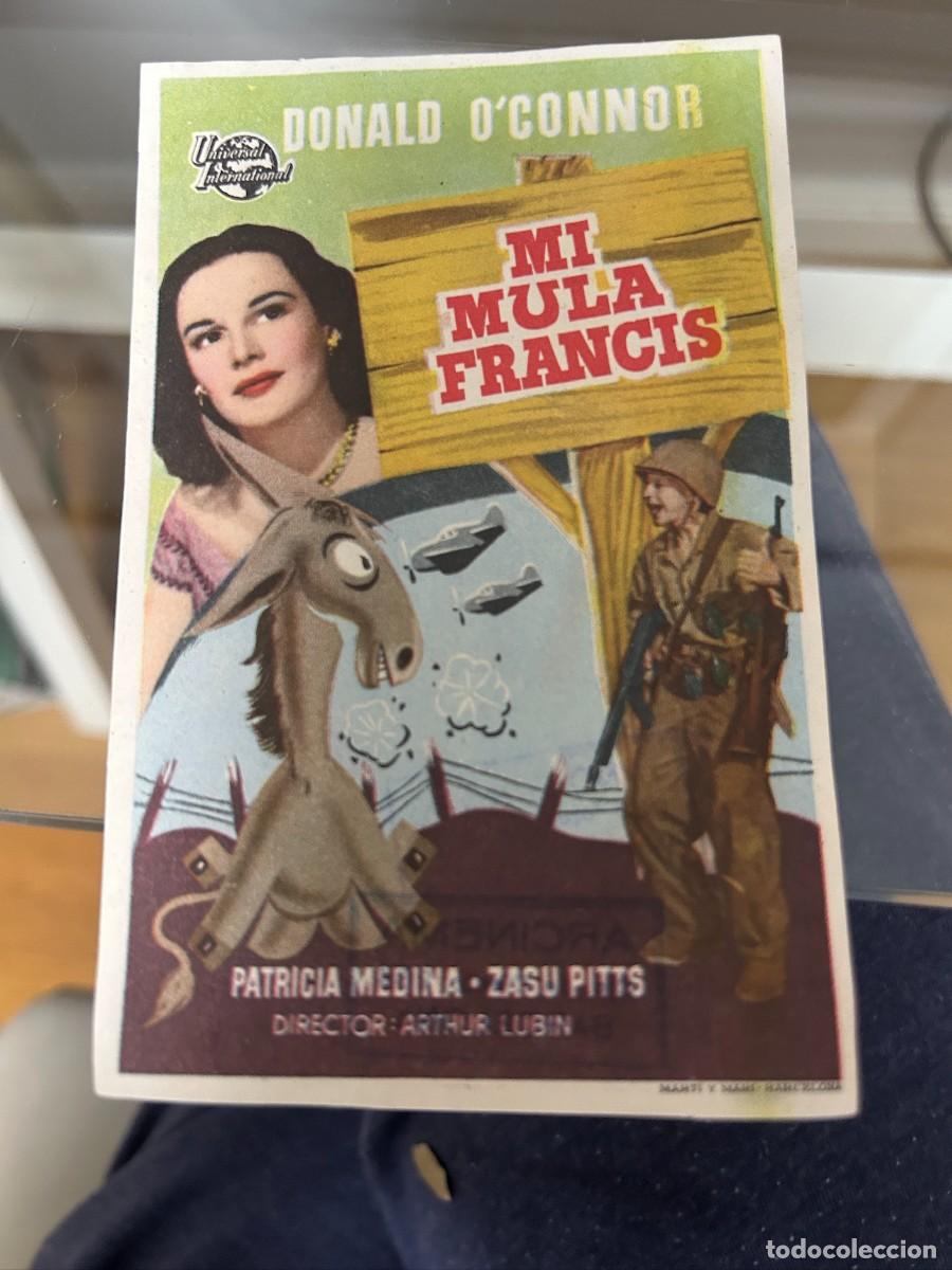 Cine: &ordm;1091 MI MULA FRANCIS SELLO BARCELONA BUEN ESTADO