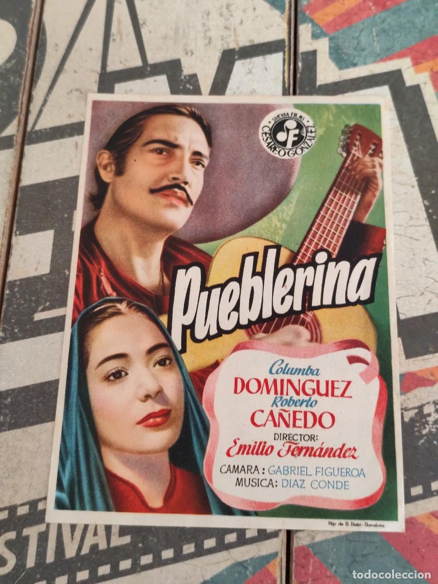  Flyers Publicitaires de films Anciens: Pueblerina sin publicidad
