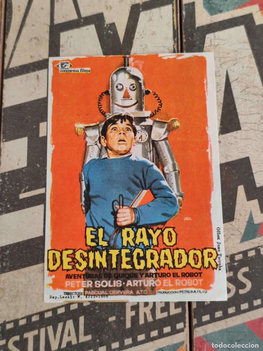  Flyers Publicitaires de films Anciens: El rayo desintegrador sin publicidad