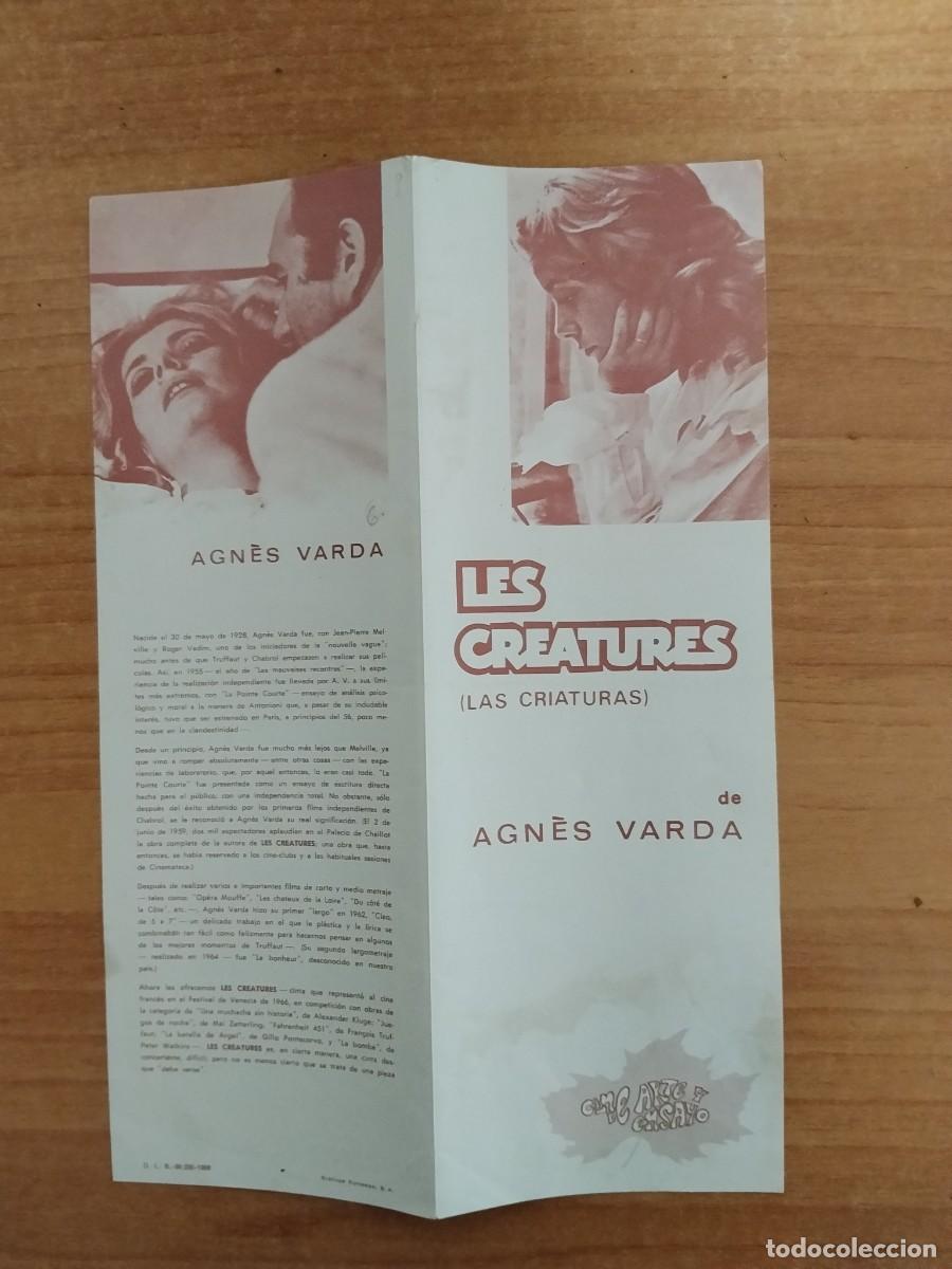 Cine: PROGRAMA DE CINE SALA ARTE Y ENSAYO--LES CREATURES - Foto 1