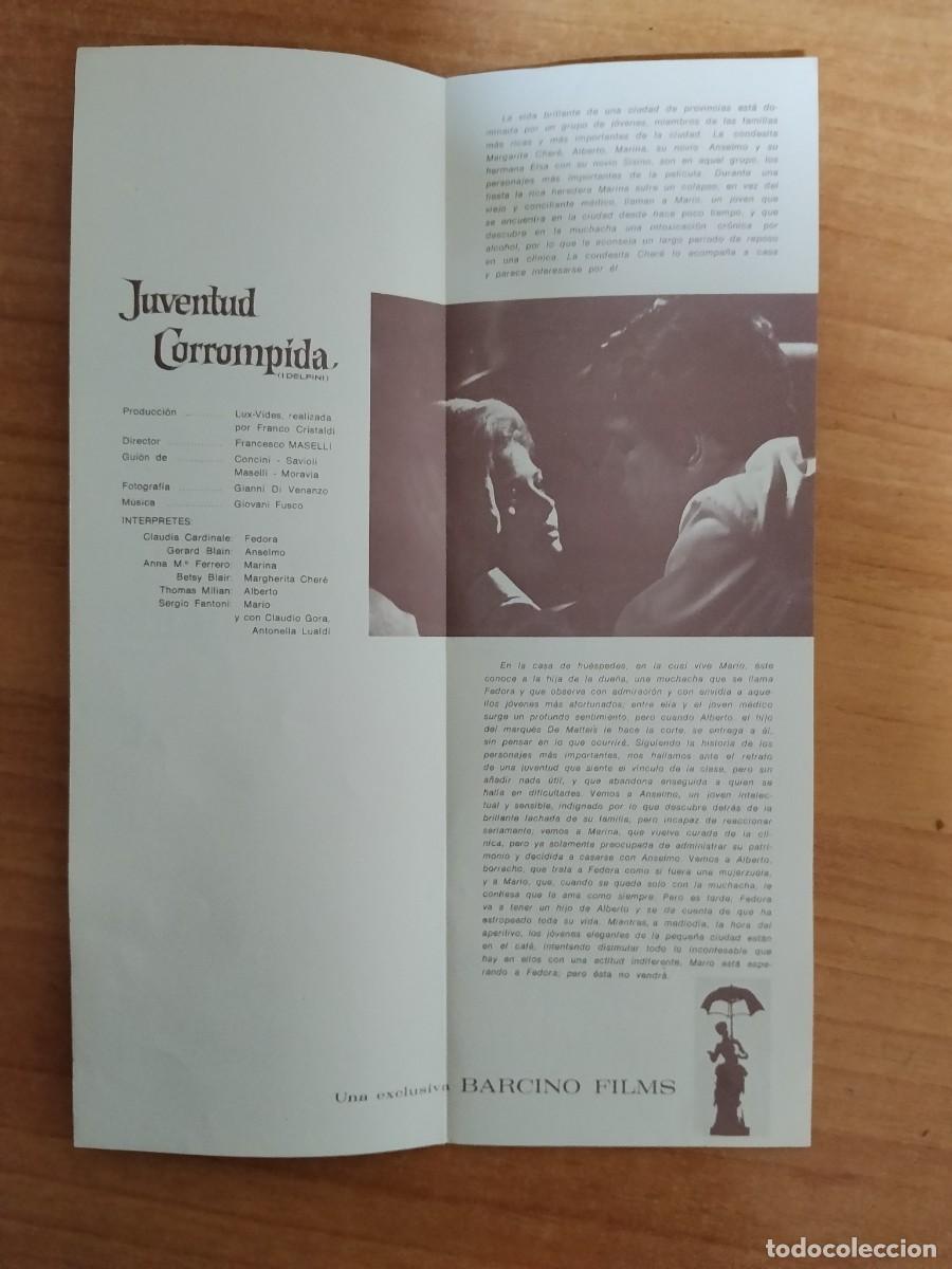 Cine: PROGRAMA DE CINE SALA ARTE Y ENSAYO--JUVENTUD CORROMPIDA - Foto 2