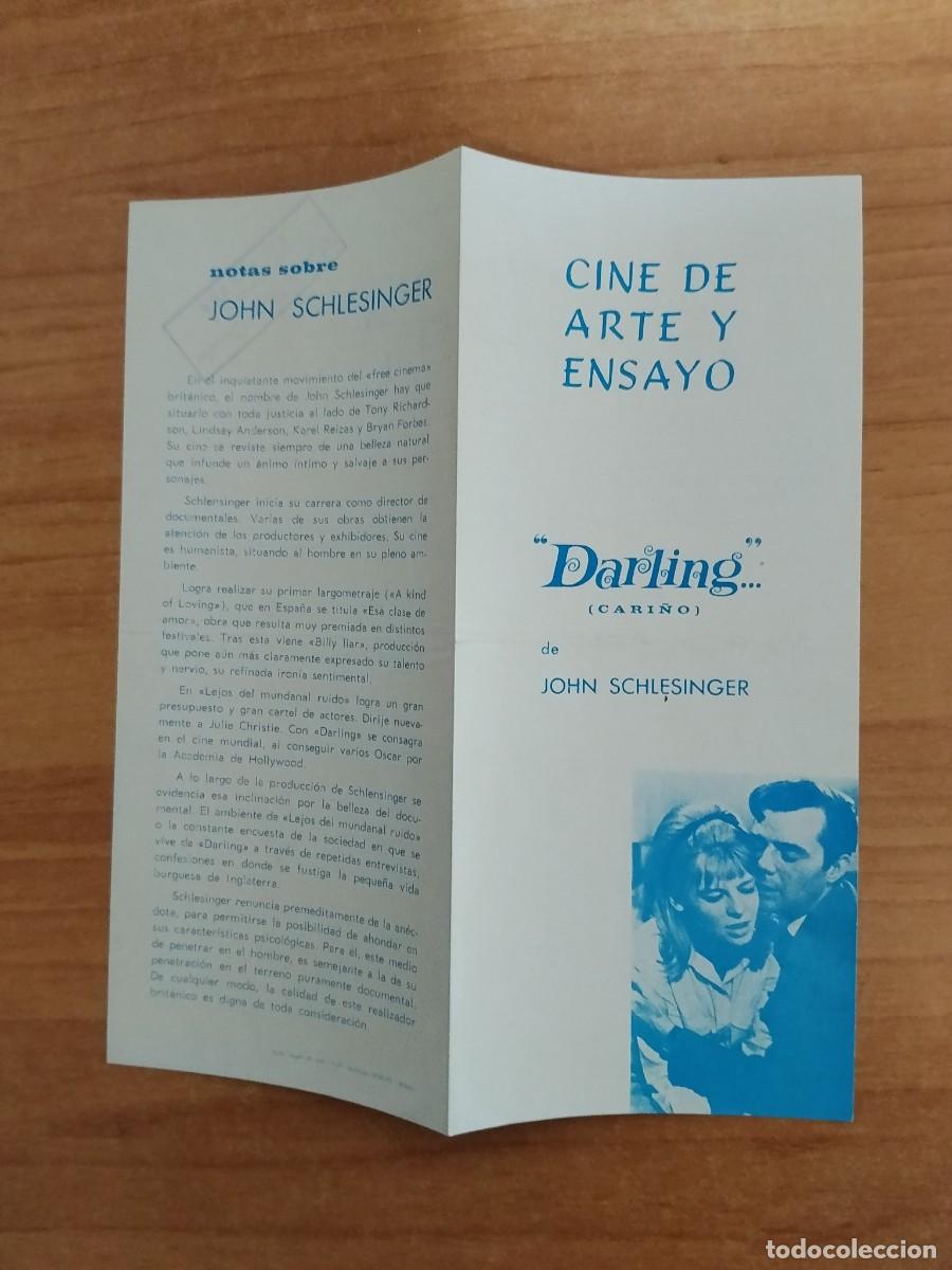  Foglietti di film di film antichi di cinema: PROGRAMA DE CINE SALA ARTE Y ENSAYO--CARI&Ntilde;O