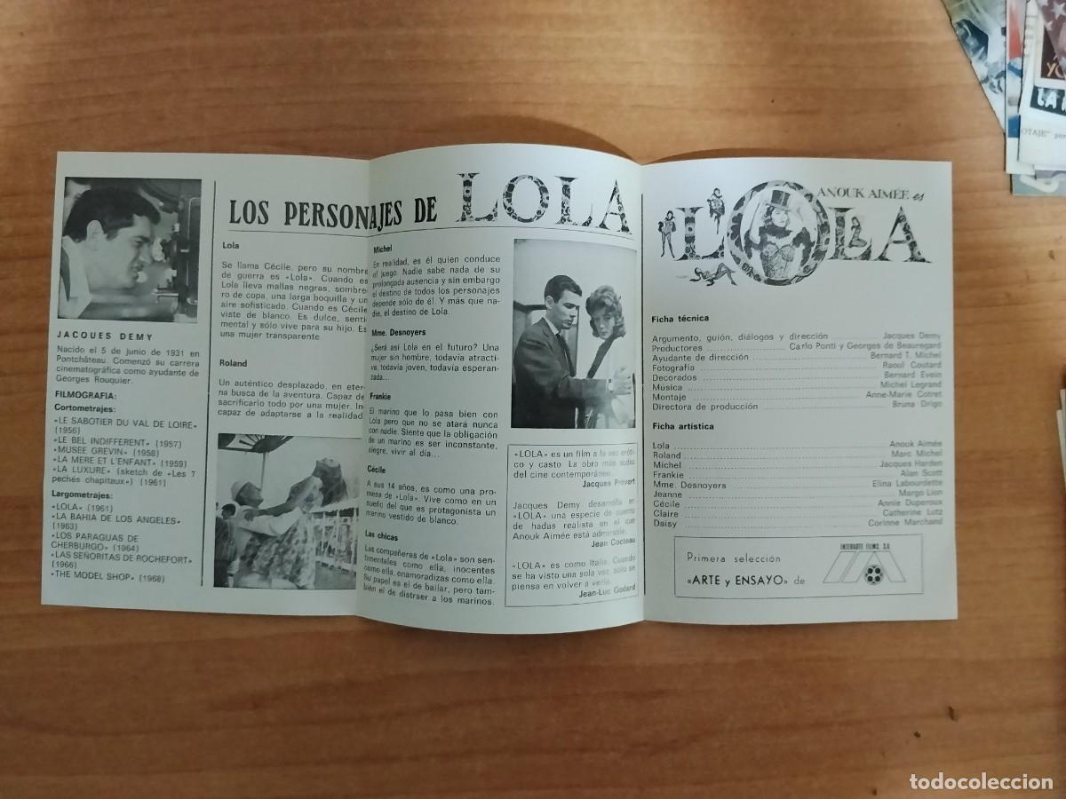 Cine: PROGRAMA DE CINE SALA ARTE Y ENSAYO--LOLA - Foto 2