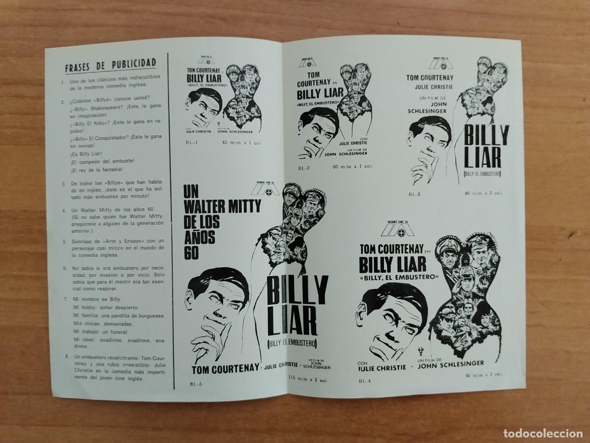Cine: PROGRAMA DE CINE SALA ARTE Y ENSAYO--BILLY LIAR - Foto 2