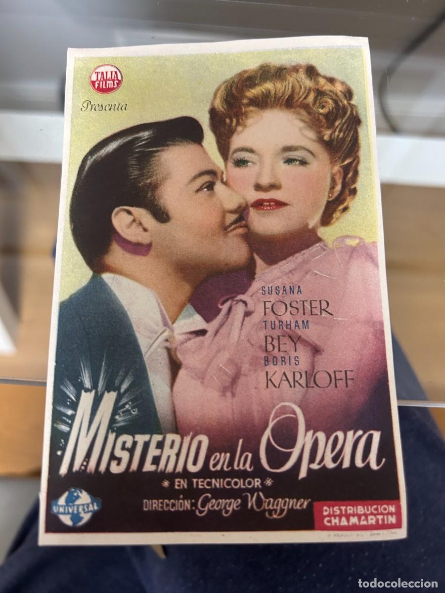 Cinema: &ordm;1105 MISTERIO EN LA OPERA SIN PUBLICIDAD BUEN ESTADO