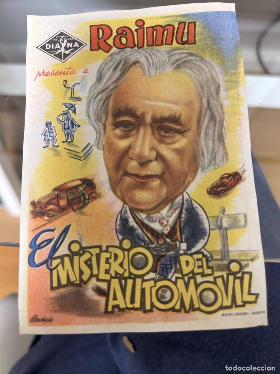Kino: &ordm;1106 EL MISTERIO DEL AUTOMOVIL POPULAR CINEMA CON SELLO DE BURGOS BUEN ESTADO