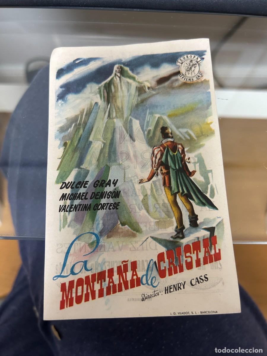 Kino: &ordm;1118 LA MONTA&Ntilde;A DE CRISTAL CINE AVENIDA SELLO VITORIA CON PUBLICIDAD BUEN ESTADO