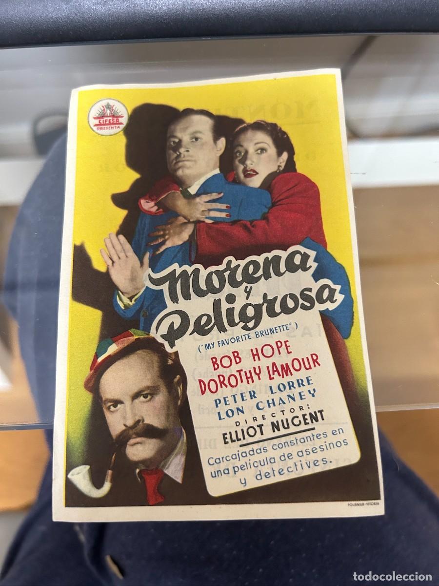 Kino: &ordm;1119 MORENA Y PELIGROSA CINE MONTERROSA REUS CON PUBLICIDAD BUEN ESTADO
