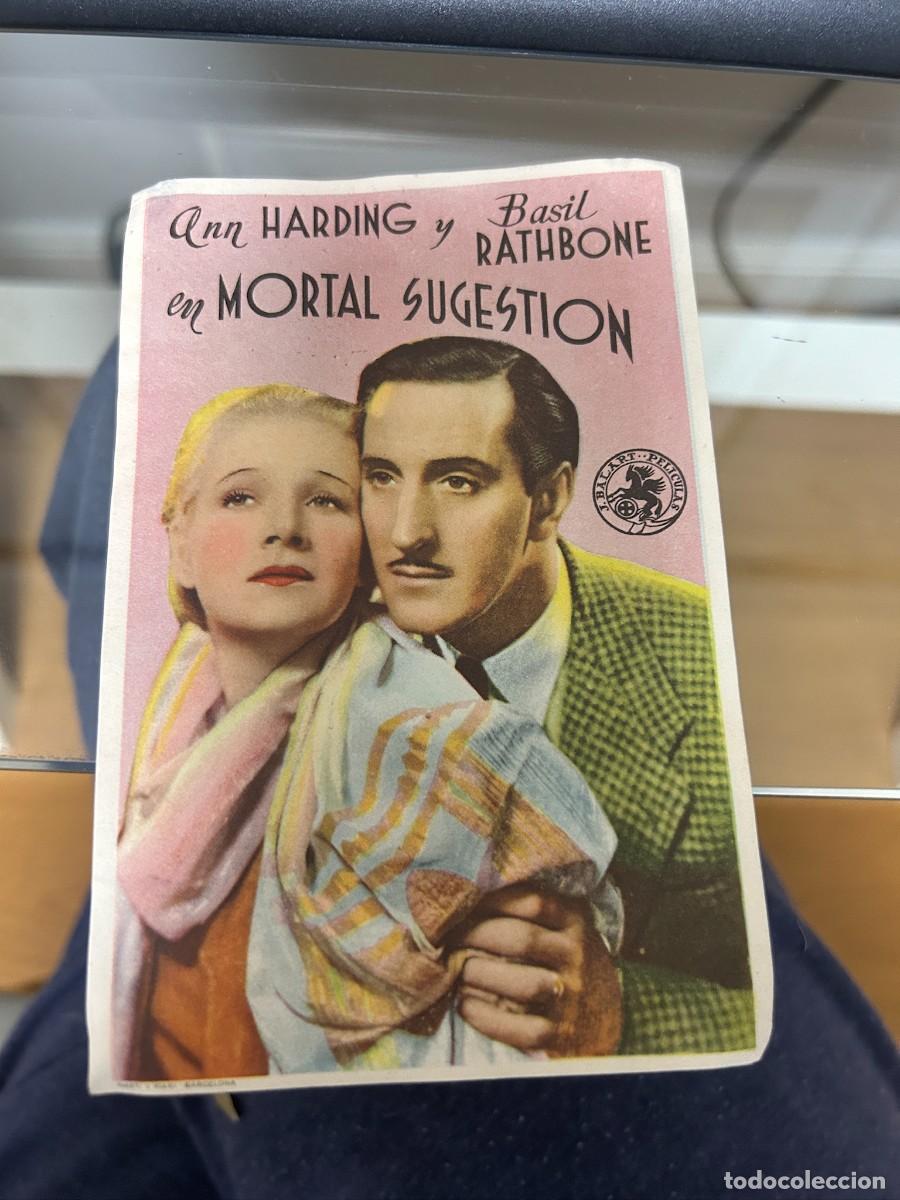 Kino: &ordm;1121 MORTAL SUGESTION SIN PUBLICIDAD BUEN ESTADO