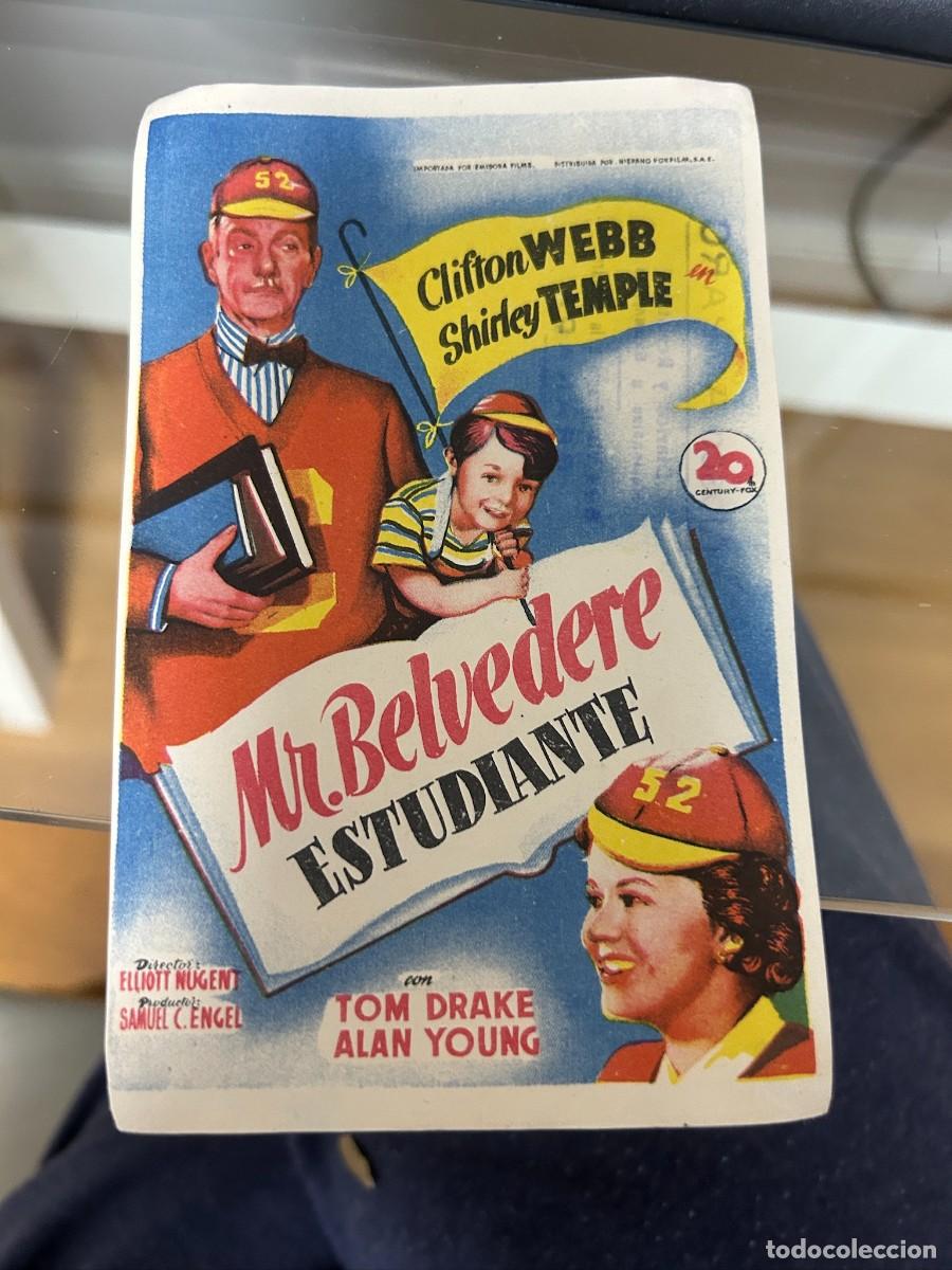 Kino: &ordm;1124 MR. BELVEDERE ESTUDIANTE SELLO GRANADA BUEN ESTADO