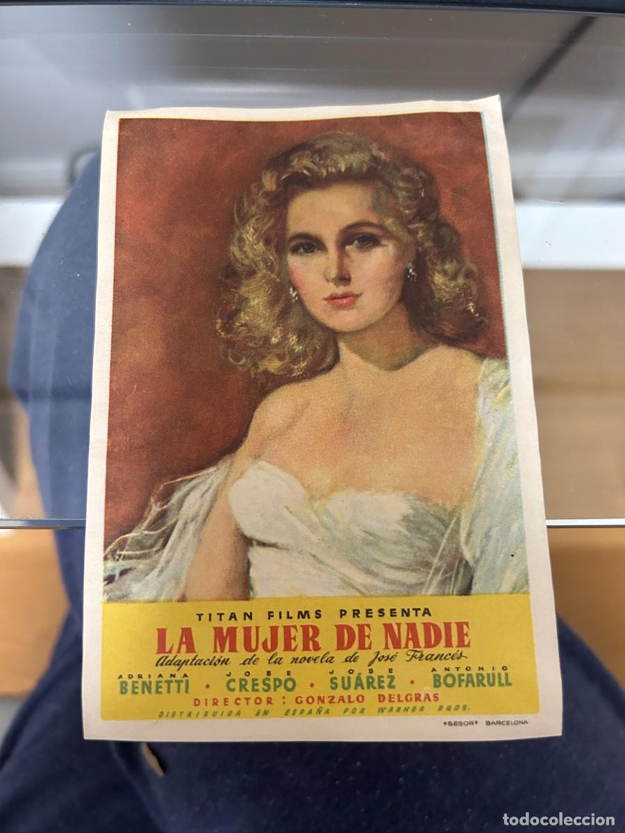 Kino: &ordm;1131 LA MUJER DE NADIE SIN PUBLICIDAD BUEN ESTADO