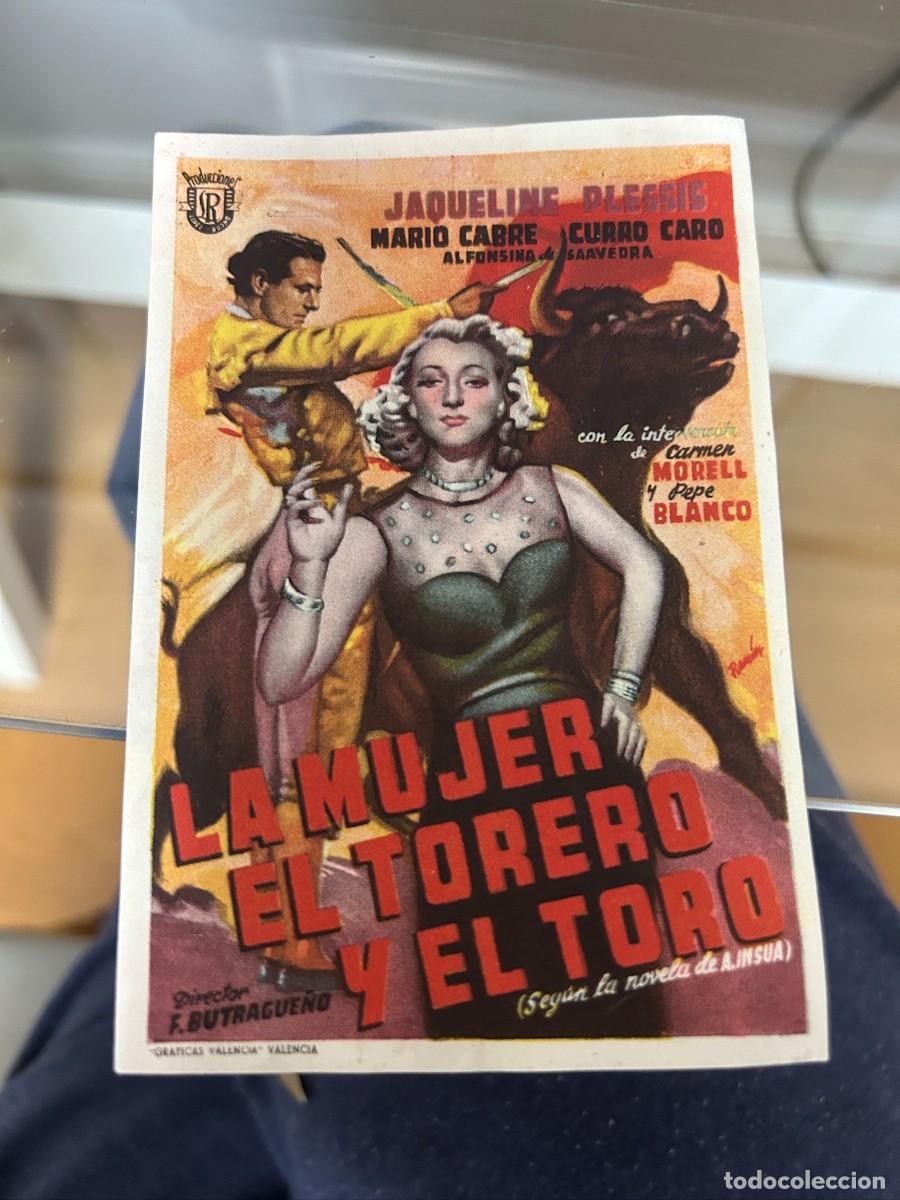 Cine: &ordm;1133 LA MUJER EL TORERO Y EL TORO SIN PUBLICIDAD BUEN ESTADO
