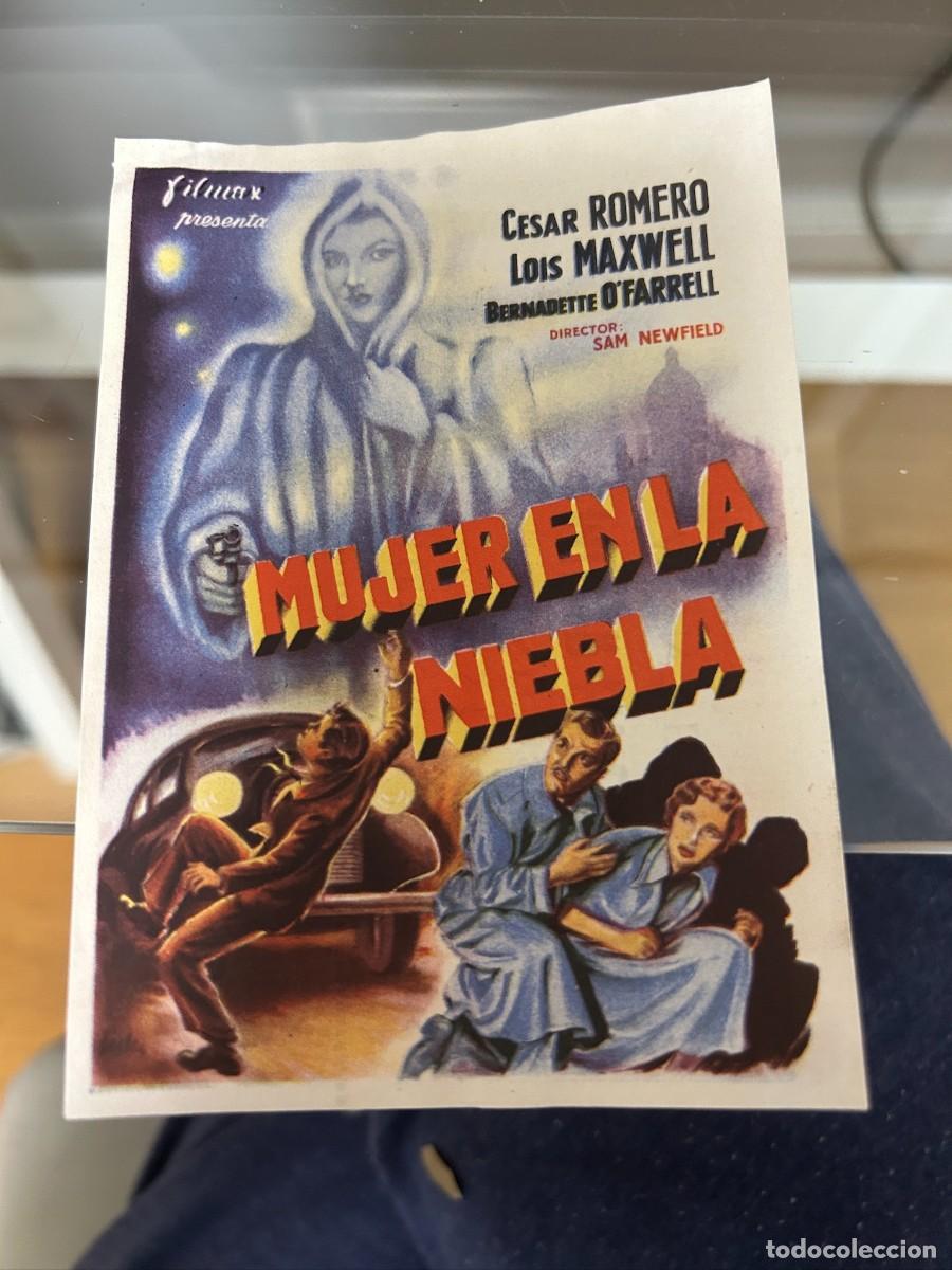 Cine: &ordm;1135 MUJER EN LA NIEBLA CINE MONTERROSA REUS CON PUBLICIDAD BUEN ESTADO
