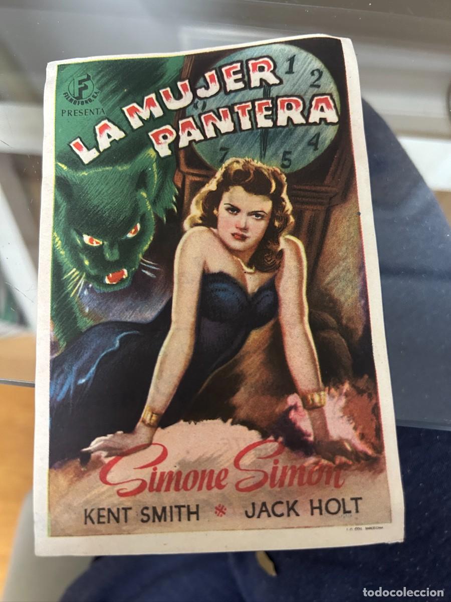 Cine: &ordm;1137 LA MUJER PANTERA TEATRO MARIA GUERRERO MADRID CON PUBLICIDAD BUEN ESTADO