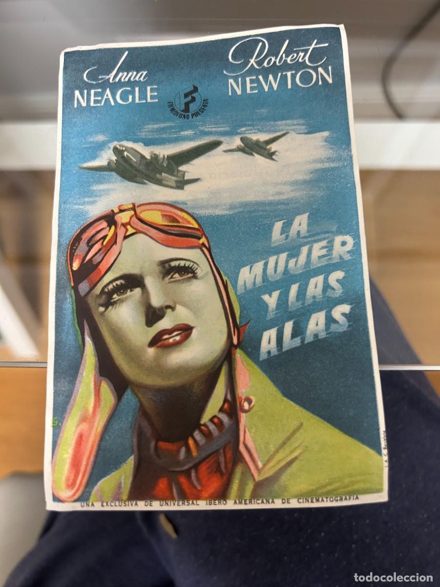 Cine: &ordm;1144 LA MUJER Y LAS ALAS CINE AMPOSTINO AMPOSTA TARRAGONA CON PUBLICIDAD BUEN ESTADO