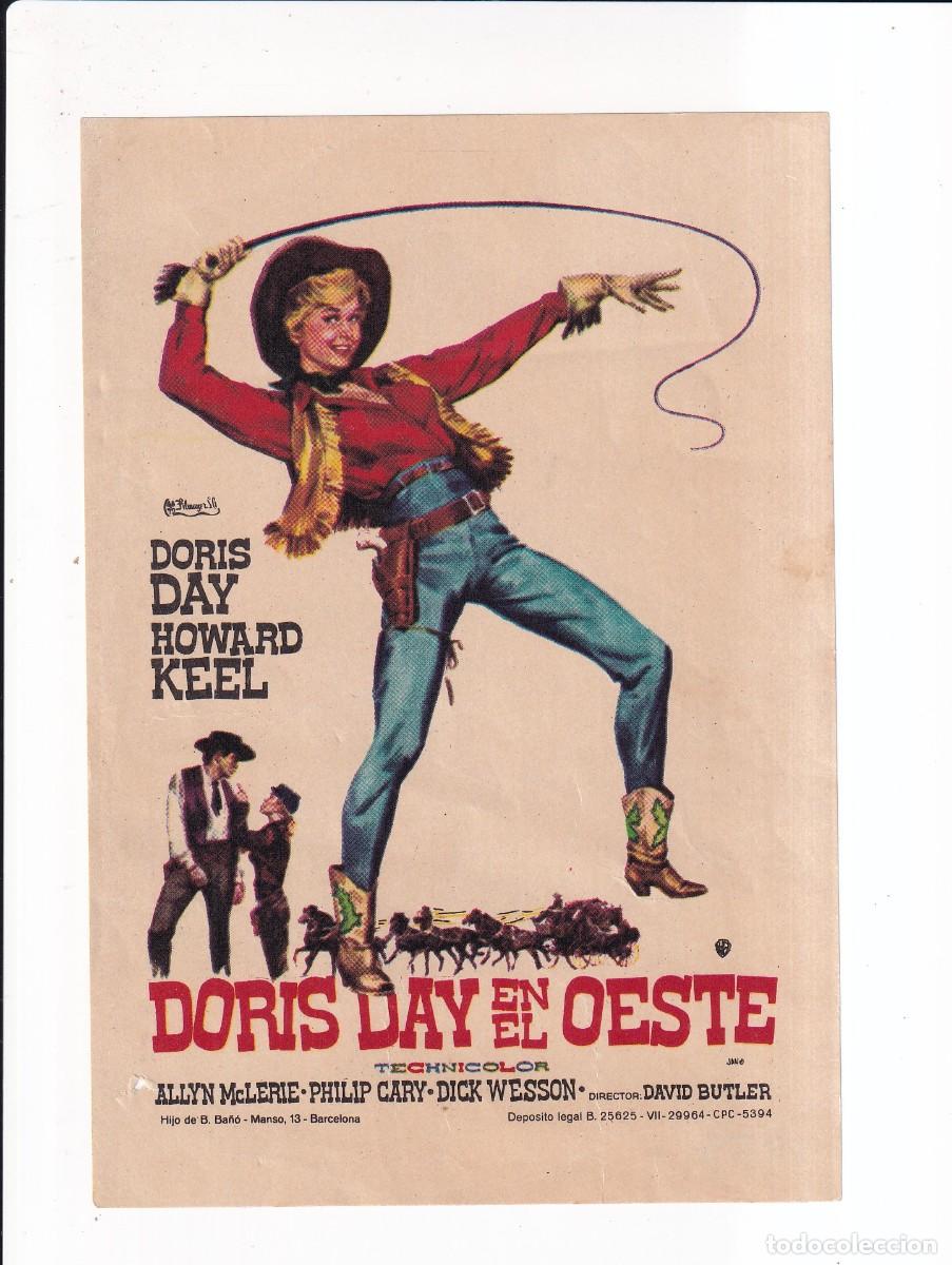 Cine: DOIRS DAY EN EL OESTE : DORIS DAY .- SIN PUBLICIDAD