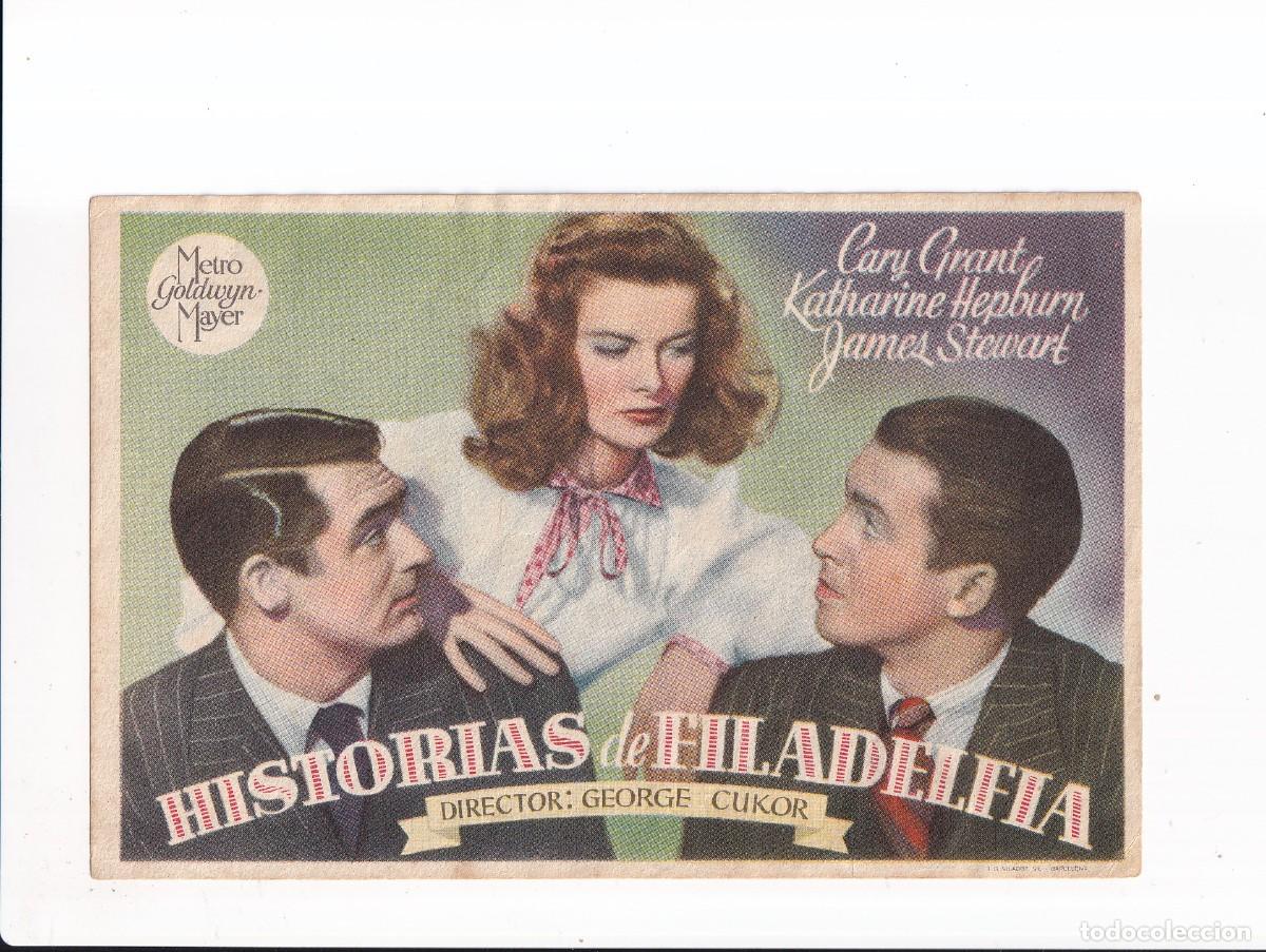 Cine: HISTORIAS DE FILADELFIA : GARY GRANT :- CON PUBLICIDAD
