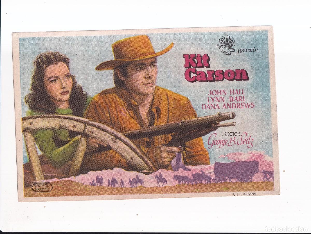 Cine: KIT CARSON : JOHN HALL .- SIN PUBLICIDAD