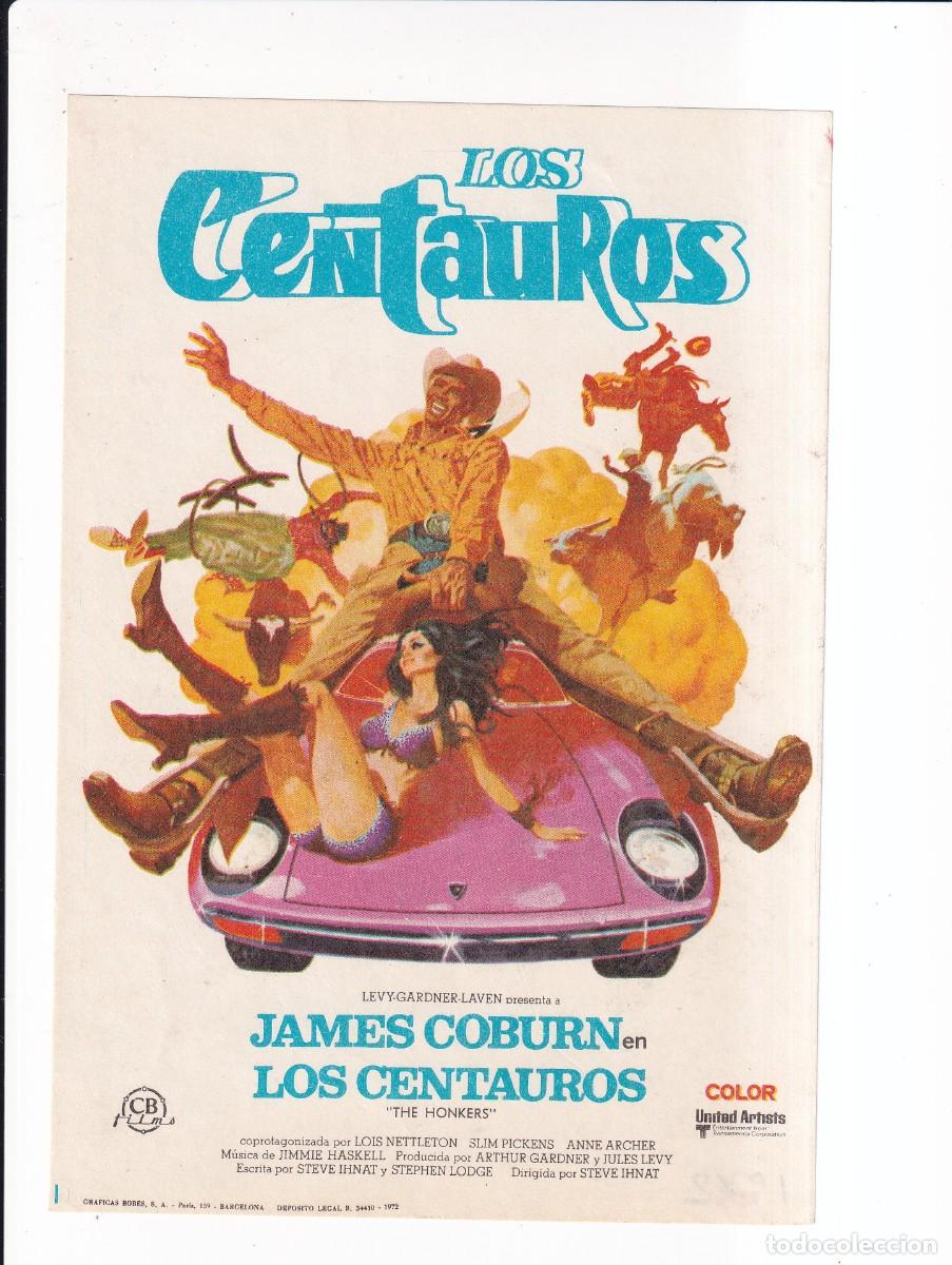 Kino: LOS CENTAUROS : JAMES COBURN .- SIN PUBLICIDAD