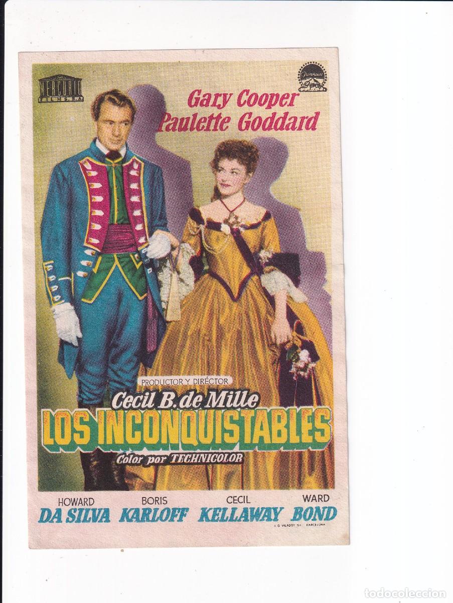 Cine: LOS INCONQUISTABLES : GARY COOPER .- SIN PUBLICIDAD - Foto 1
