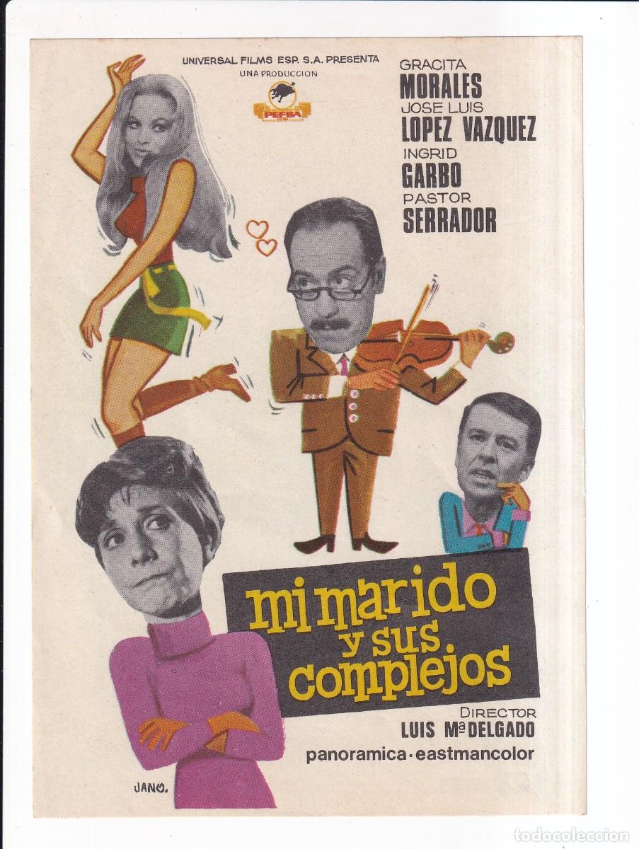 Cine: MI MARIDO Y SUS COMPLEJOS : GARCITA MORALES .- SIN PUBLICIDAD