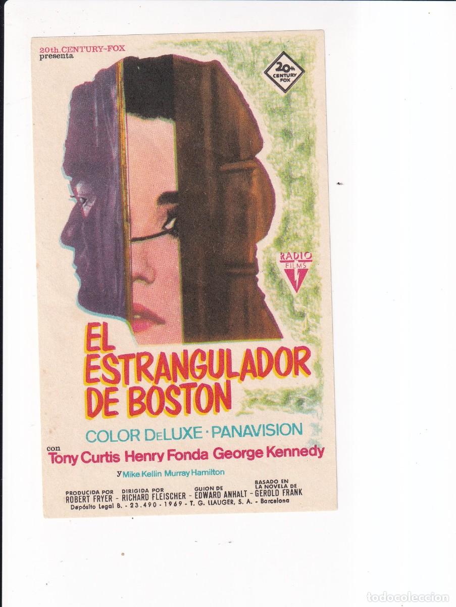 Cine: EL EXTRANGULADOR DE BOSTON : TONY CURTIS :- SIN PUBLICIDAD