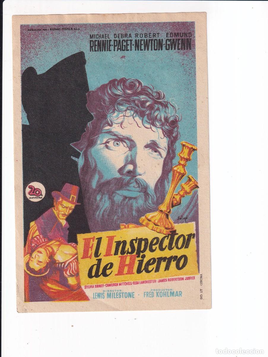 Cinema: EL INSPECTOR DE HIERRO : MICHAEL RENNIE :- SIN PUBLICIDAD
