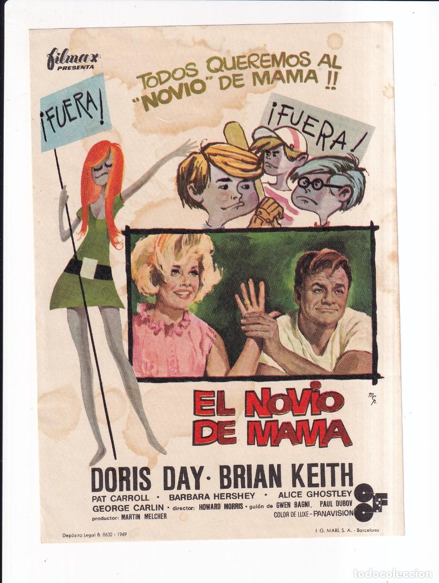 Cine: EL NOVIO DE MAMA : DORIS DAY .- SIN PUBLICIDAD