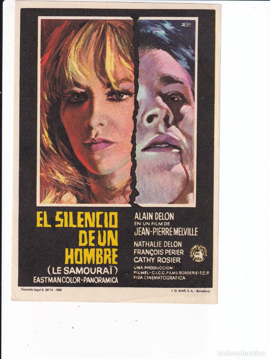 Cine: EL SILENCIO DE UN HOMBRE : ALAIN DELON .- SIN PUBLICIDAD