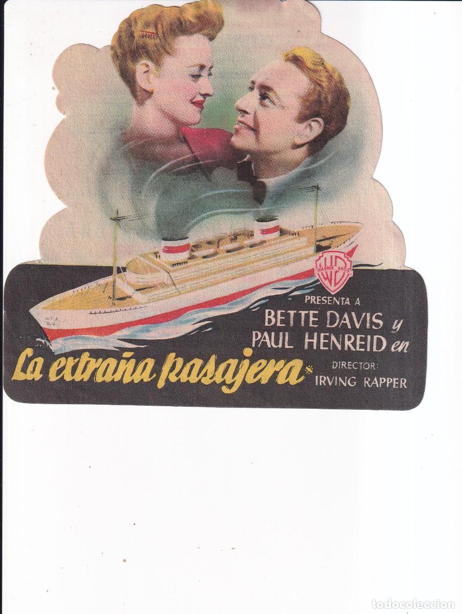 Cine: LA EXTRALA PASAJERA : BETTE DAVIS .- CON PUBLICIDAD