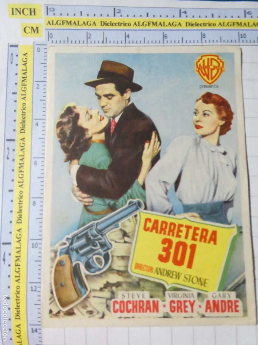 Cine: PROGRAMA DE MANO. CINE. PEL&Iacute;CULA. CARRETERA 201 CINE GRANADA. 530