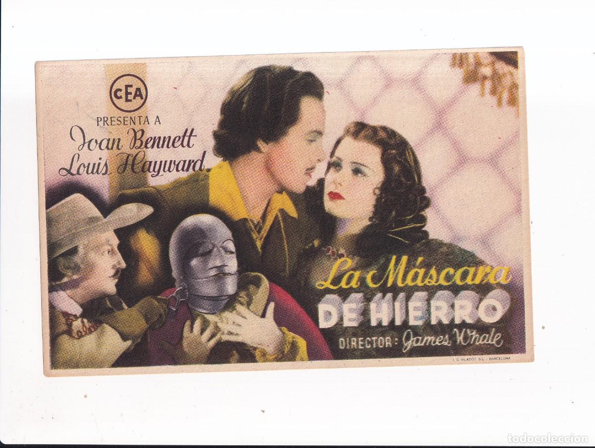 Cine: LA MASCARA DE HIERRO : JOAN BENNEFT .- SIN PUBLICIDAD
